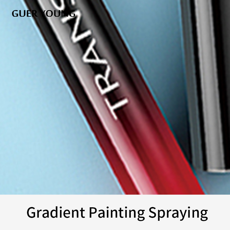 Acabamento de pintura em gradiente